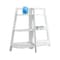 Monarch Specialties Bookshelf, Bookcase, Etagere, 3 Tier, 48"H, Office, Bedroom, Laminate, White, Contemporary, Modern I 2427 - alternate 1
